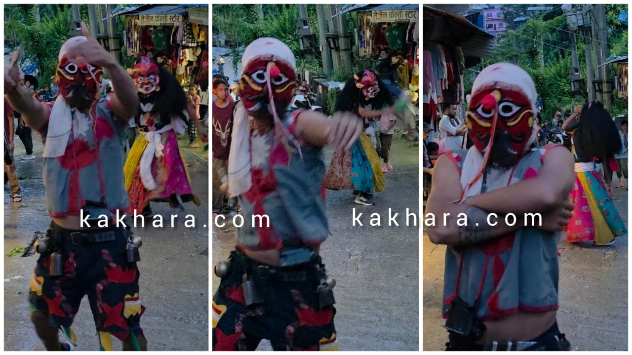 रुकुम पश्चिममा परम्परागत लाखे नाच सुरु 