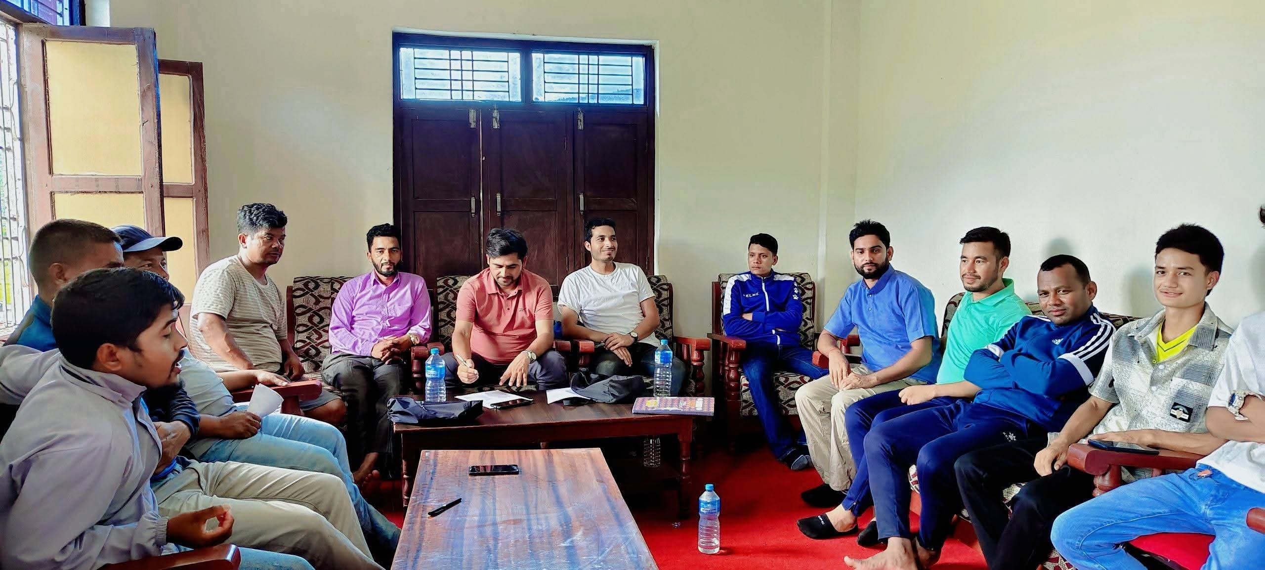 अखिल नेपाल खेलकुद महासंघ चौरजहारीको अध्यक्षमा सौगात