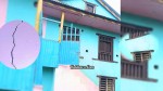भूकम्पले  त्रिवेणी २ बादरपानी घर चर्कियो