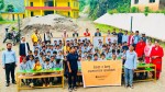 सिद्धार्थ बैंक मुसिकोटद्वारा महाकाली माविमा डेस्क बेन्च लगायत सहयोग 