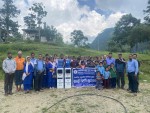 स्वावलम्बन लघुवित्त वित्तीय संस्था मुसिकोटद्वारा विद्यालयमा खानेपानी फिल्टर वितरण 