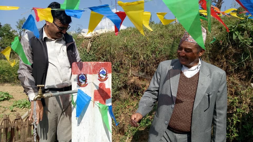 डोप्टे–तासुकाँडा–लिरेगोठ खानेपानी आयोजना निर्माणको काम अन्तिम चरणमा