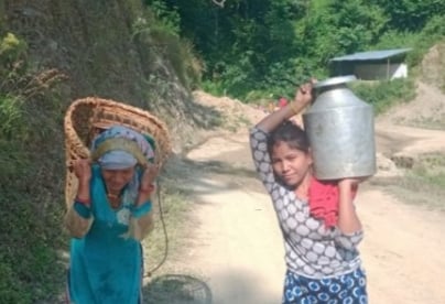 बाँफिकोट ४ मा खानेपानीको समस्या 