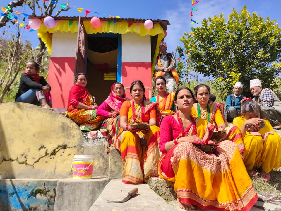 चाैतारामा निर्माण गरिएकाे शिव मन्दिर उद्घाटन