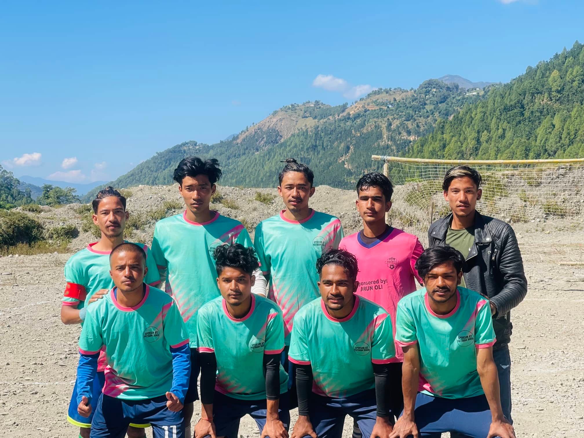 ट्याखोलामा आयोजित फुटबल सल्ले यूनाइटेडले जित्यो 