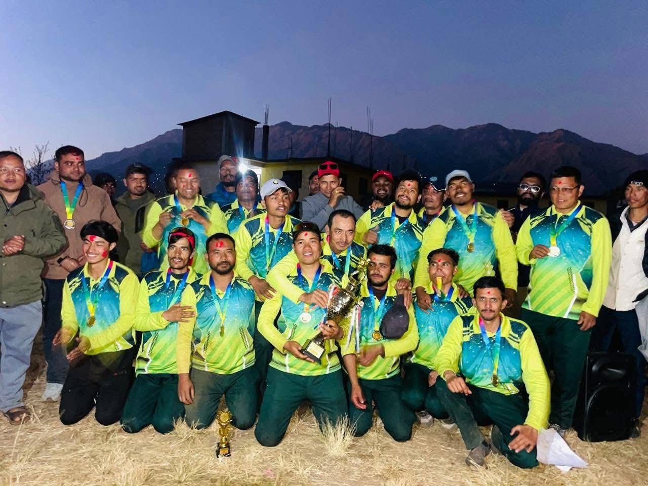 अन्तर पालिका स्तरीय क्रिकेट सिस्नेले जित्यो