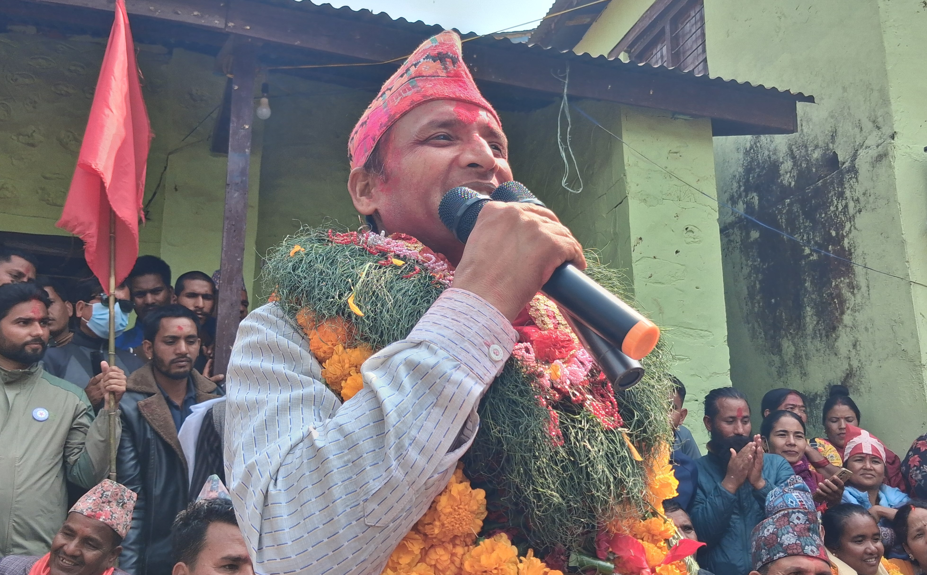 रुकुमेली जनताको भावना विपरित गएर काम गर्ने छैन्: नवनिर्वाचित सांसद शर्मा 