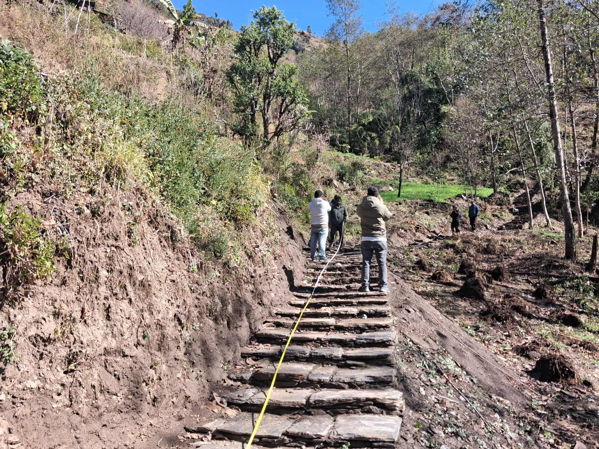 मुसिकोट ८ क्वामामा सिलेट गोरेटो बाटो निर्माण सम्पन्न, नगरपालिकाको अनुगमन 