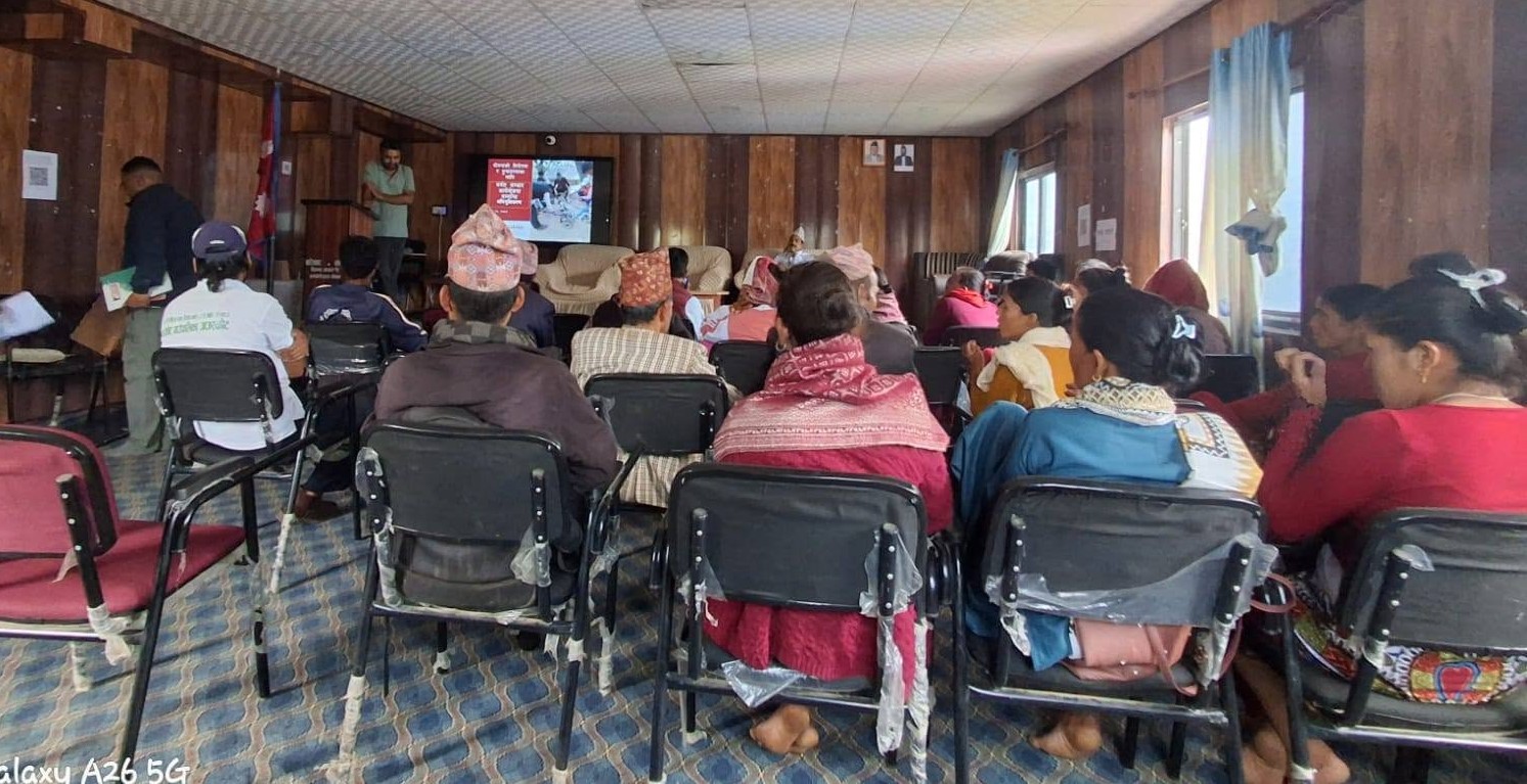 बारेकोटमा सञ्चालन तथा मर्मत सम्भार सम्बन्धी अभिमुखीकरण कार्यशाला 