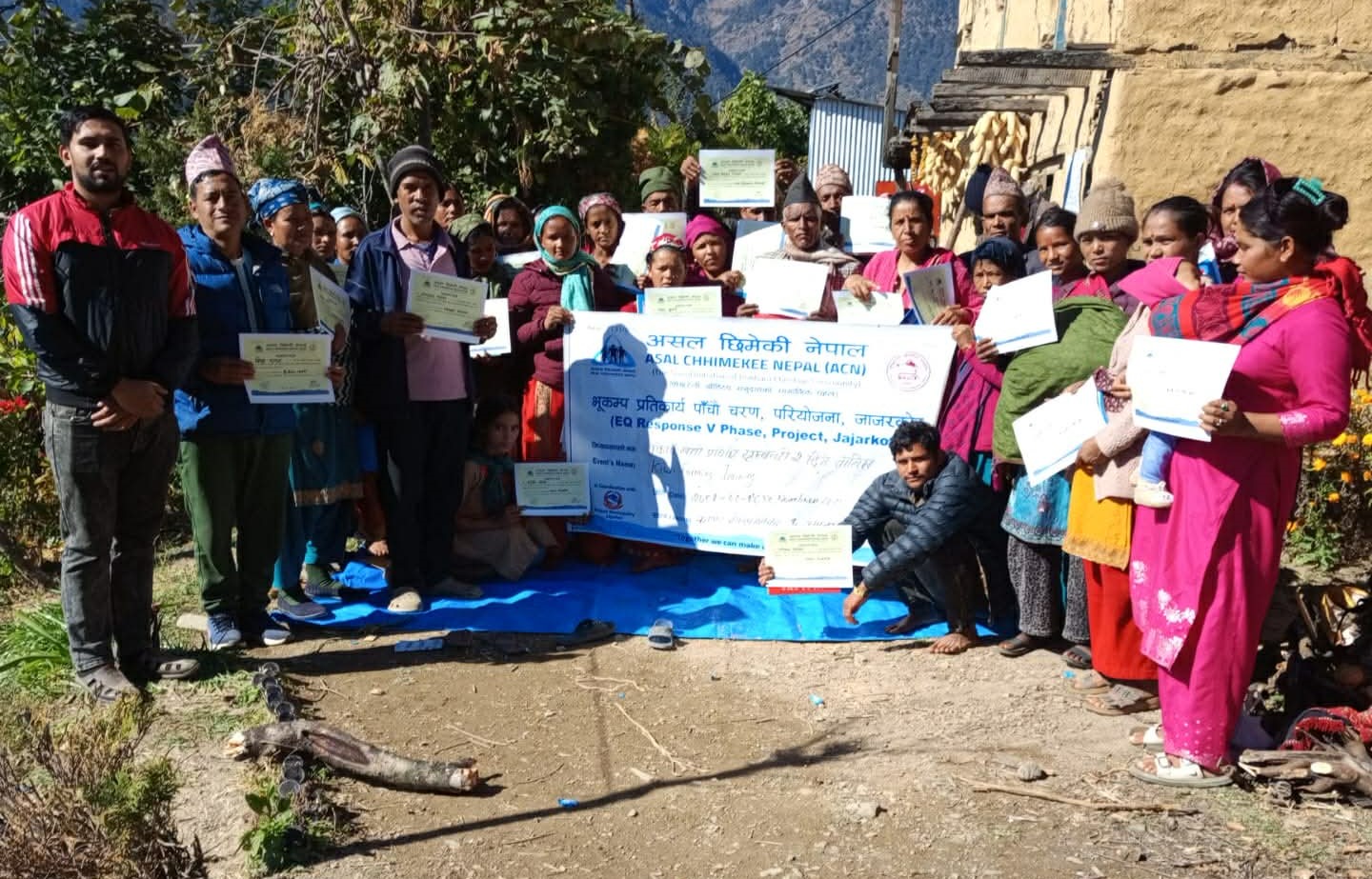 नलगाड ६ का ६० जना कृषकलाई किवी खेती सम्बनधी तालिम