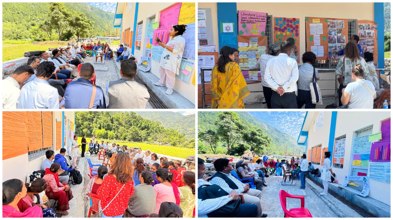 आठबिसकाेटमा तीन जिल्लाको सिकाइ आदान प्रदान 