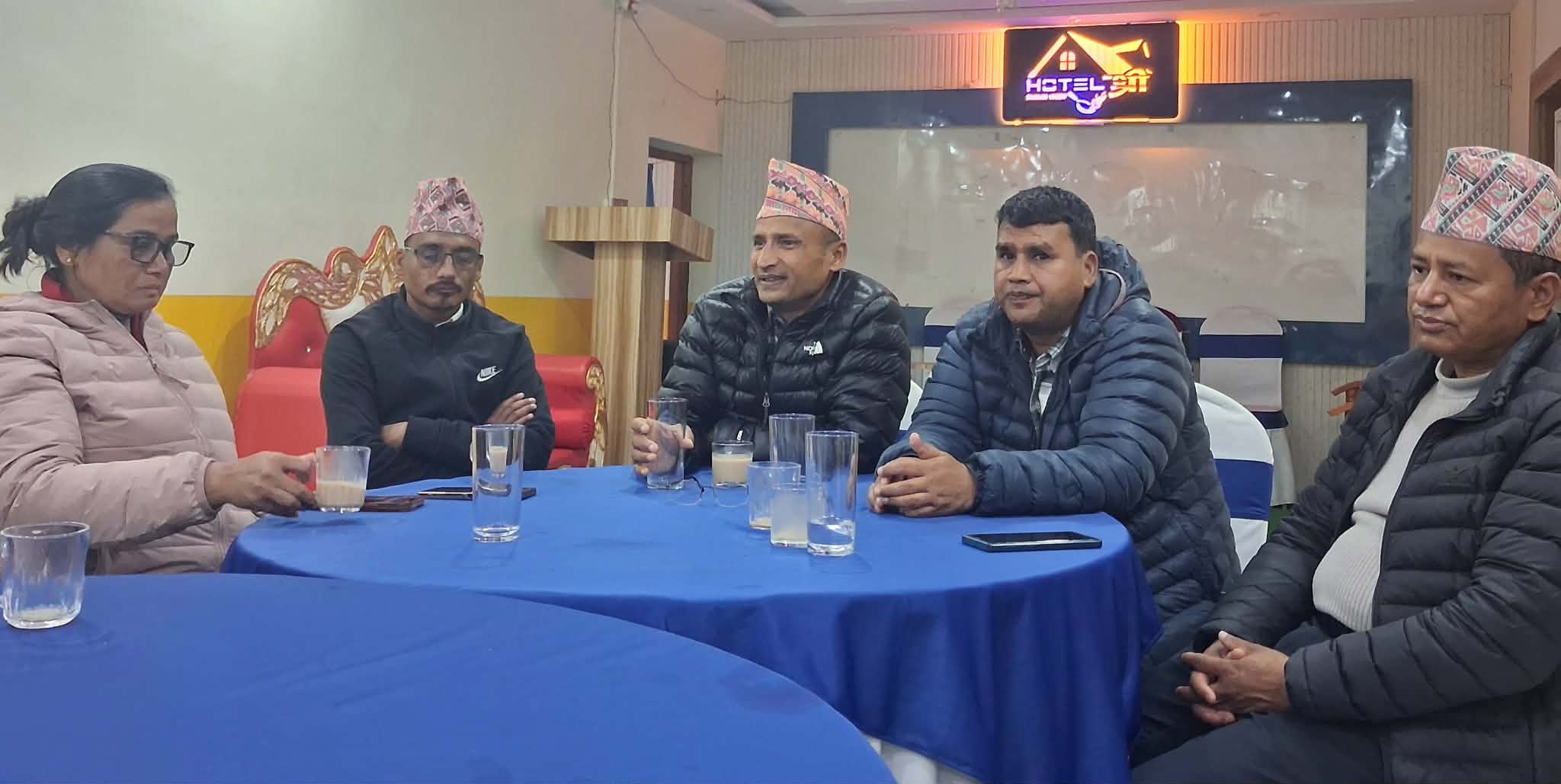 नवनिर्वाचित प्रतिनिधि सभा सदस्य शर्मा  र पत्रकार विच भेटघाट, केके भयो कुराकानी ?