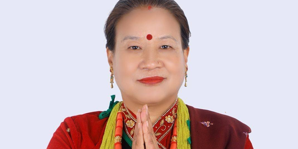नेपाली काँग्रेसकी रुकुम पूर्व उम्मेदवार कुसुमदेवीको निर्वाचन खर्च १७ लाख 
