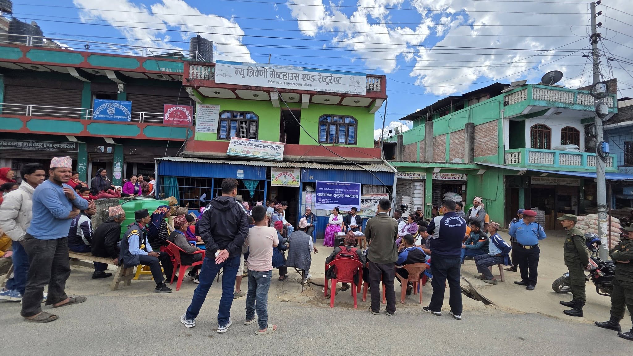 त्रिवेणी गाउँपालिकाले गर्यो अर्धवार्षिक सार्वजनिक सुनुवाइ 
