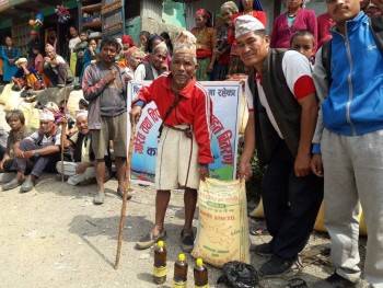 व्यक्तिगत खर्चमा ६० परिवारलाई राहत प्रदान