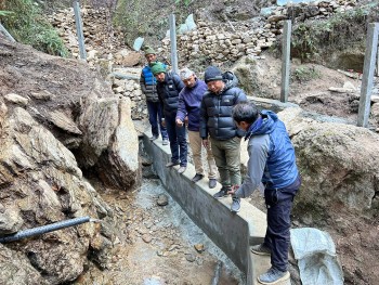 गोर्खा वेल्फेयर ट्रष्ट नेपालको खानेपानी आयोजना अनुगमन 
