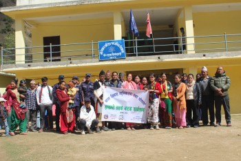 भूमेमा बालबिवाह न्युनिकरण र पोषण सम्बन्धी सचेतना जगाउन सडक नाटक 