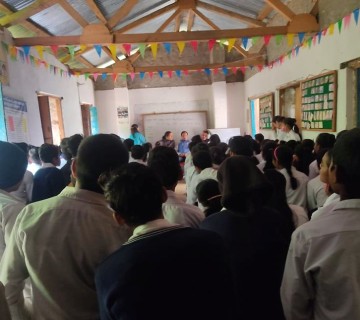 प्रभात मावि र महेन्द्र माविमा अनेरास्ववियू क्रान्तिकारीको मावि इकाई समिति 