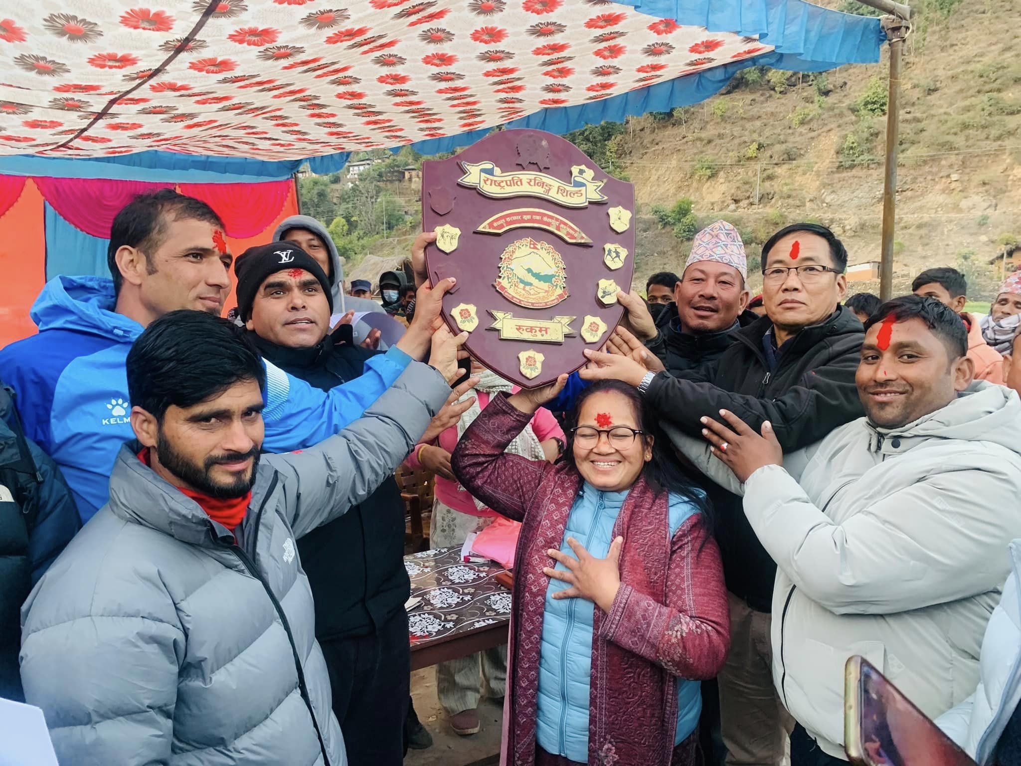 १४ औं जिल्ला स्तरीय राष्ट्रपति रनिङ शिल्ड मुसिकाेटलाई