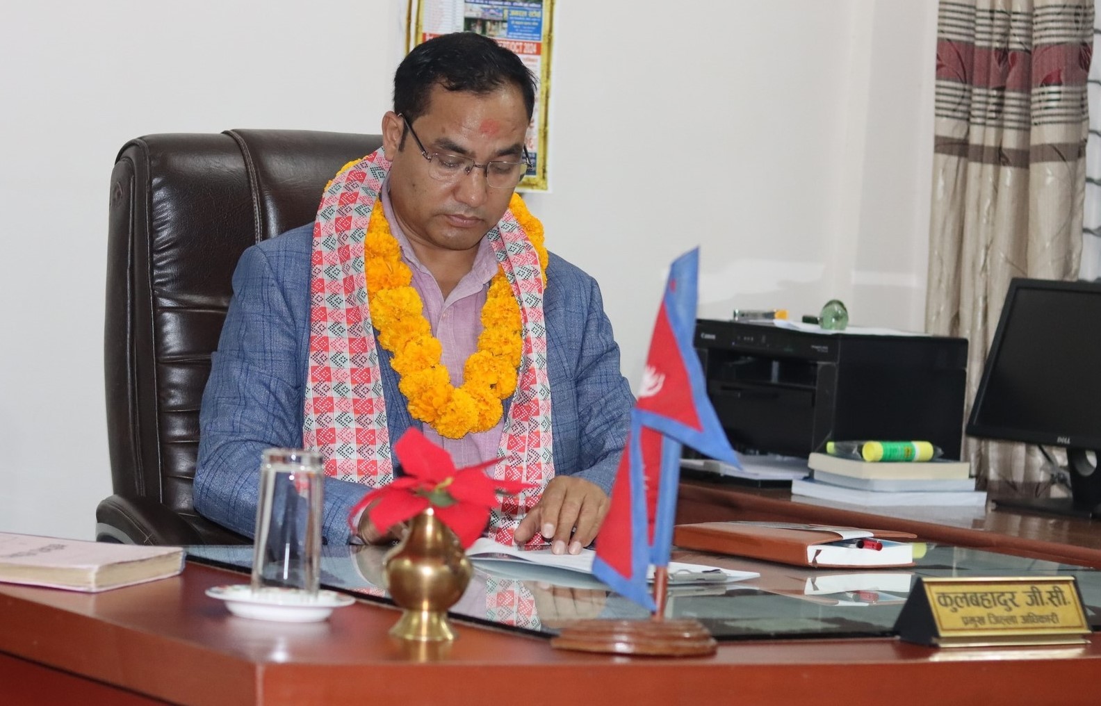 रुकुम पश्चिमको नयाँ सिडिओको रुपमा जिसी हाजिर