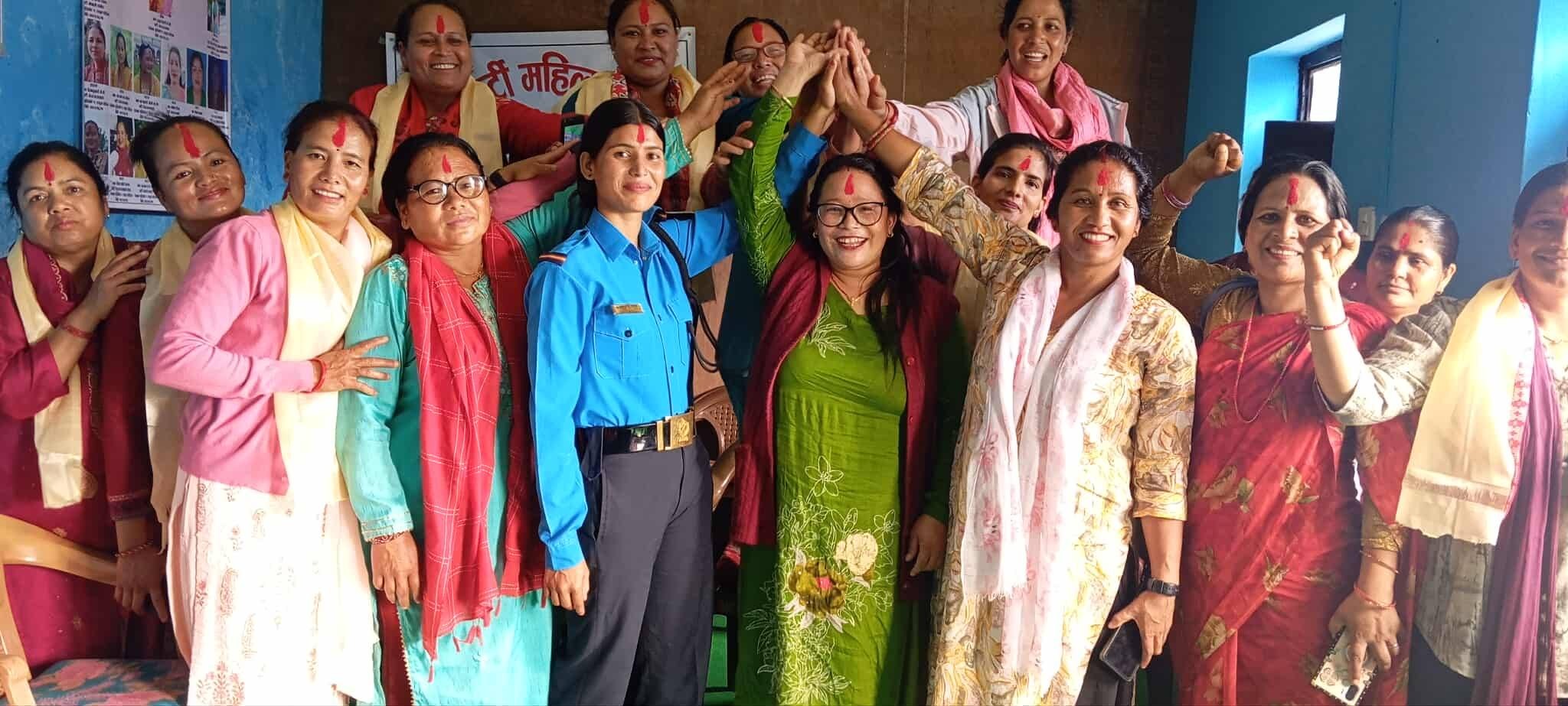 अन्तर पार्टी महिला संजालको जिम्मेवारी अञ्जना केसीलााई हस्तान्तरण 