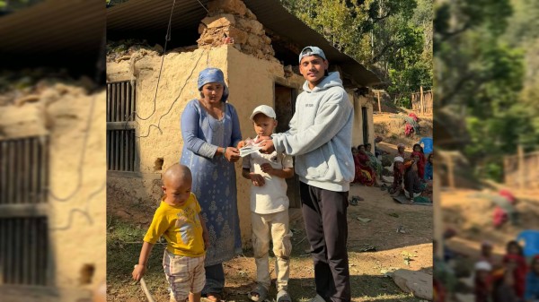 फेसबुकको आम्दानीबाट विपन्न परिवारलाई सहयोग