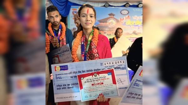 उत्कृष्ट नव गायिकाको उपाधि कल्पनालाई