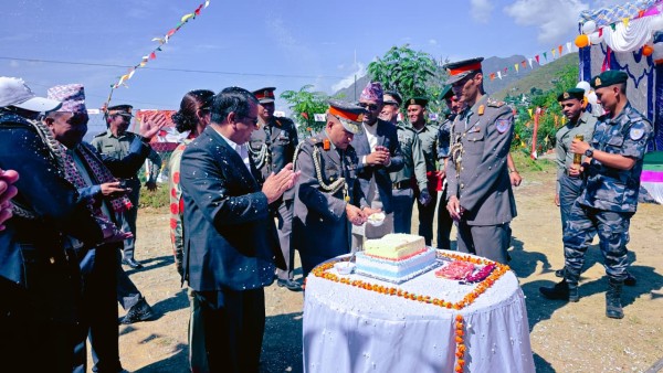 सशस्त्र प्रहरी बल ४७ नम्बर गुल्म रुकुम पश्चिमले नवौँँ वार्षिकोत्सव मनायो 