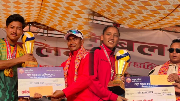 तेस्रो रुकुम कप भलिबल: पुरुष तर्फ हिमाल र महिला तर्फ सीता सर्वोत्कृष्ट