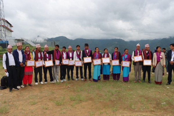 त्रिवेणी गाउँपालिकाको १३ औँ गाउँसभाको अवसरमा २० जना सम्मानीत(नामसहित)  