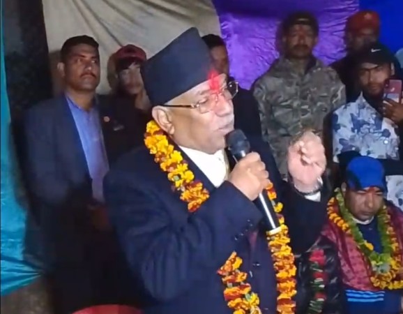 रुकुम पुर्व र पश्चिमबाट बिजयको रेकर्ड बनाएर देशभर सन्देश दिनुपर्छ : नेकपाका संयोजक  प्रचण्ड