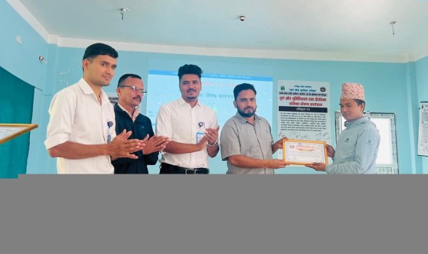 आठविसकोट नगरपालिका पूर्ण खोप सुनिश्चितता तथा दिगोपना पालिका घोषणा