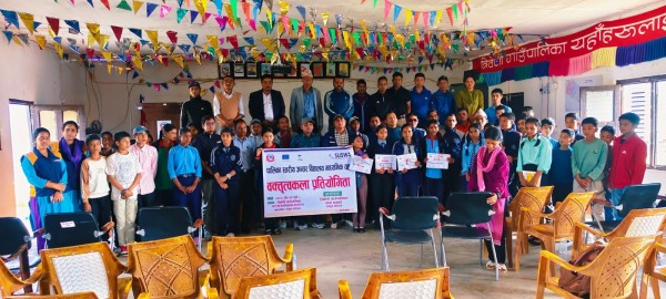 पालिका स्तरीय वक्तृत्वकला प्रतियोगितामा बालशिक्षा माबी गैरीनेटा प्रथम