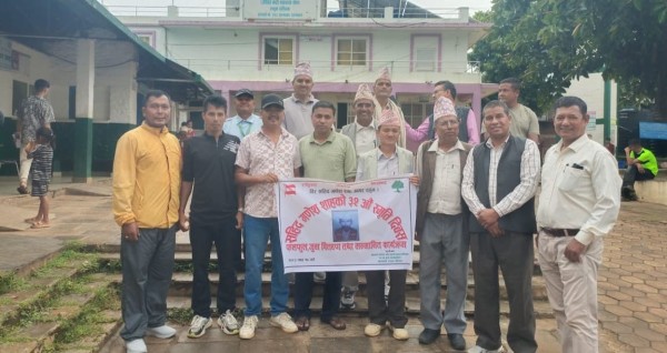 गणेश शाह स्मृति दिवस: बिरामीलाई फलफूल र जुस वितरण 