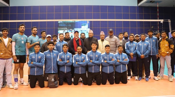 काभा क्लब भलिबलमा छनोट हुने लक्ष सहित रुकुम पश्चिम पिएम कप भलिबलमा सहभागी हुँदै