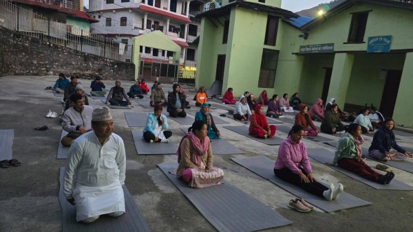 मुसिकोटमा १० दिने निःशुल्क योग शिविर सुरु 