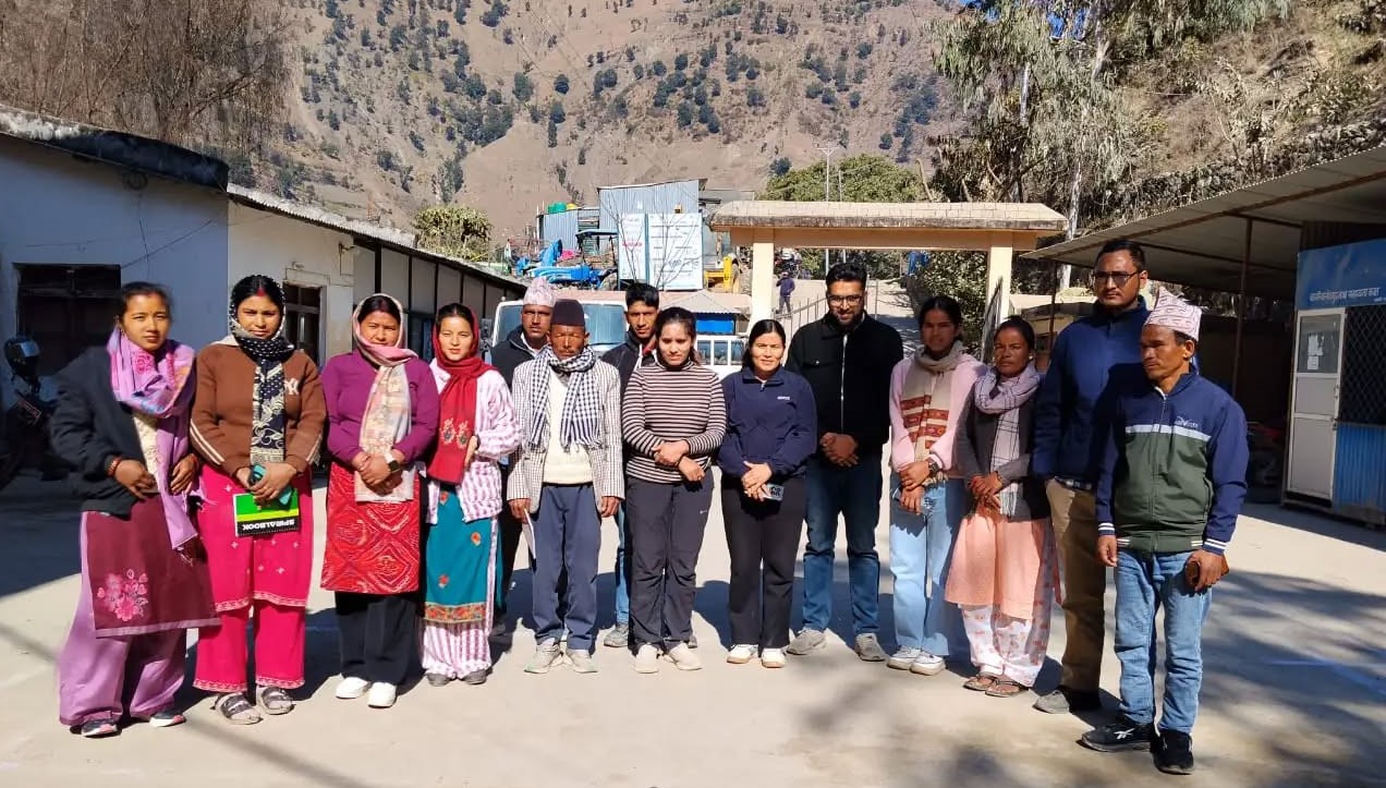 खानेपानी उपभोक्ता समितिलाई एकिकृत जलस्रोत व्यवस्थापन सम्बन्धी तालिम प्रदान 