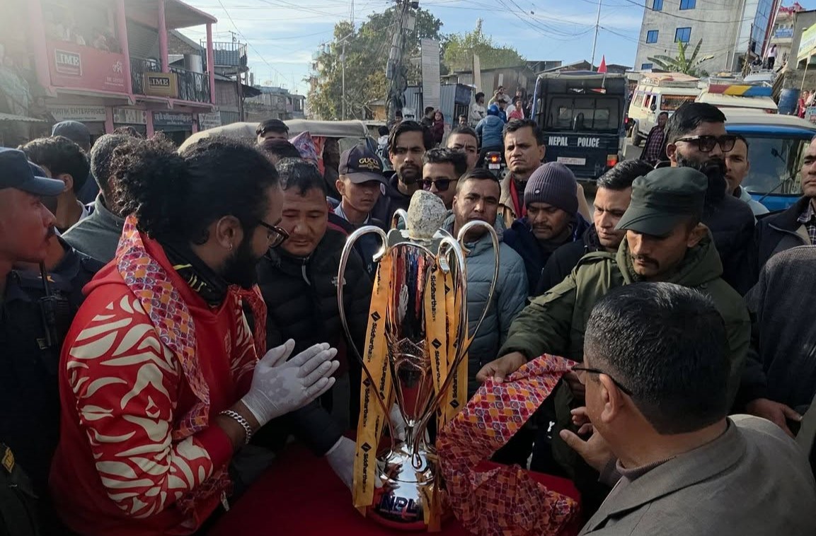 लुम्बिनी लायन्सको ट्रफि टुर- मुसिकोटमा भव्य स्वागत