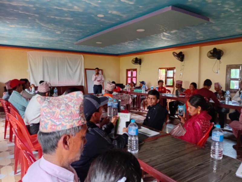 चाैरजहारीका अपाङ्गता भएका ब्यक्तिसँग अभिमुखिकरण