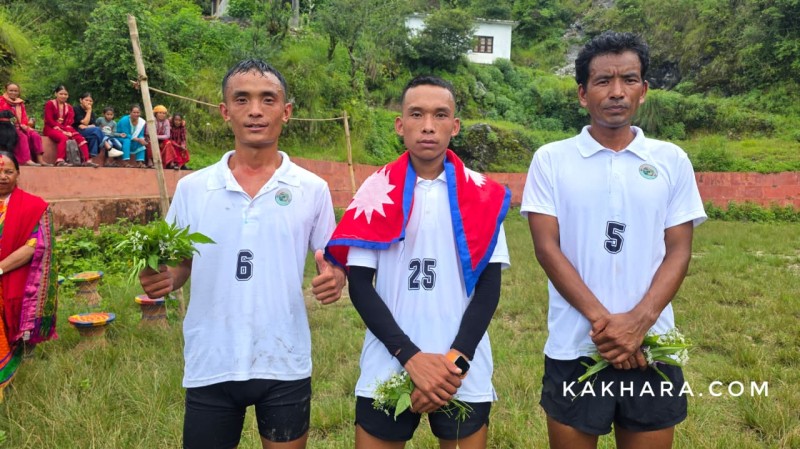 मुसिकाेट हेरिटेज रन दुर्गाले जिते