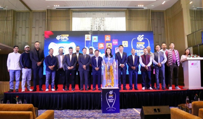 एनपीएलको ट्रफी टुर आजदेखि, ८ शहरमा लगिने