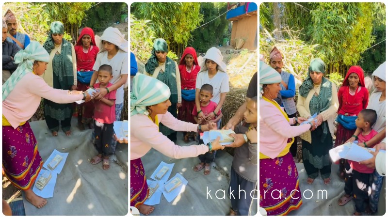 दुर्घटनामा ज्यान गुमाएका बाँफिकोटका ४ मृतकका परिवारलाई १२ लाख सहयोग 