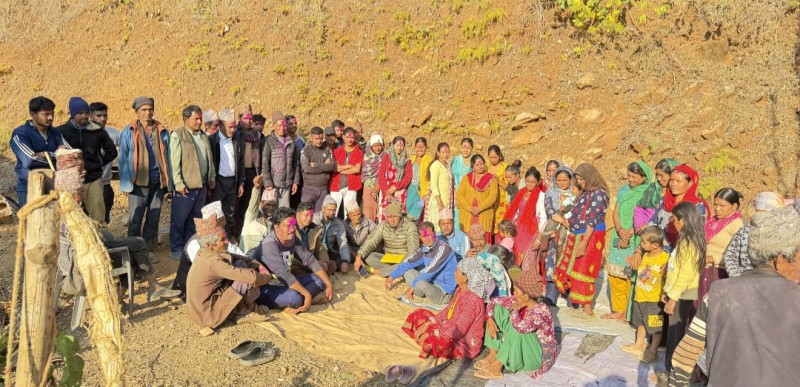 सानीभेरी ४ मा प्रगतिशील लोकतान्त्रिक पार्टीको वडा कमिटी निर्माण