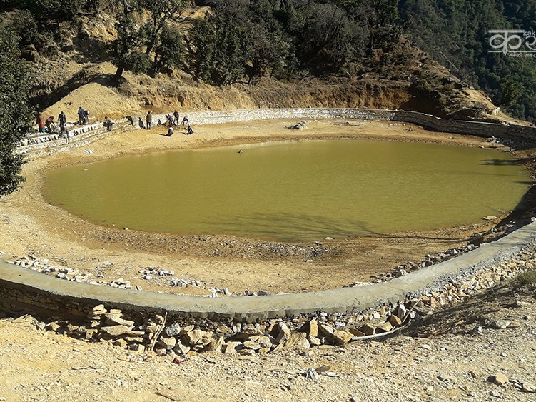 सानीभेरी ५ मा रहेको दह नेटाको संरक्षण हुँदै 
