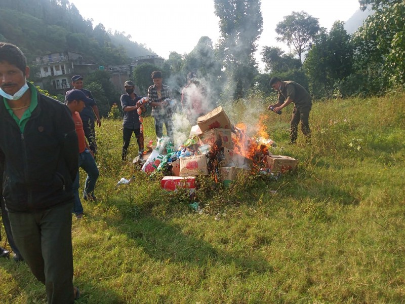 सिम्लीबाट ठुलाे मात्रामा जाड वनाउन प्रयोग हुने औषधि बरामत