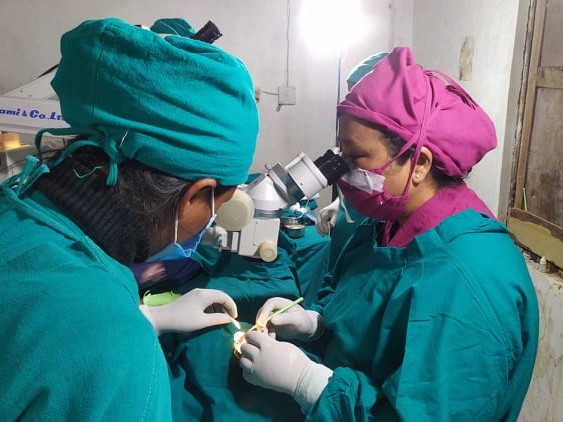 रूकुम पश्चिममा ४ महिनामा २५ सय ५० को आँखा जाँच, १ सय ३७ को अप्रेशन