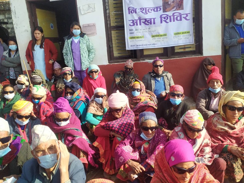 निःशुल्क आँखा अप्रेशन शिवरबाट ६ सय बढीले सेवा लिए