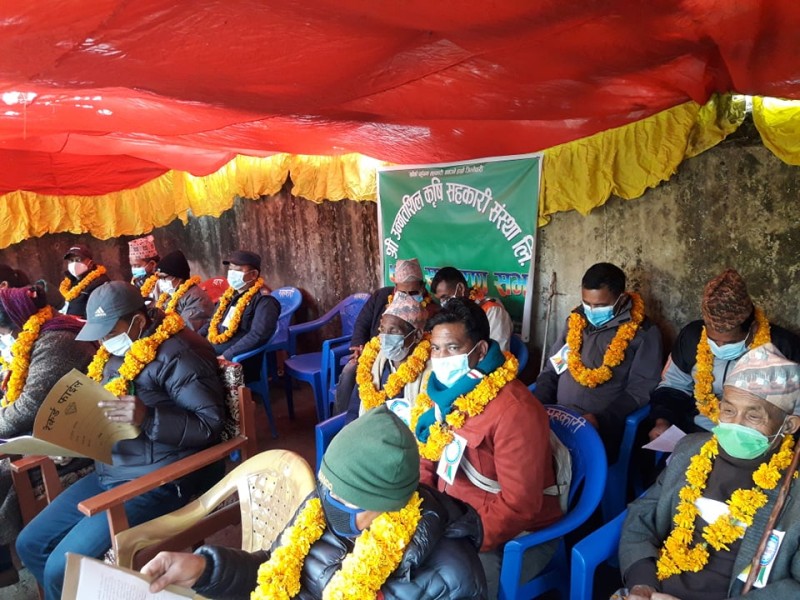 उन्नतशिल कृषि सहकारीकाे नवाै‌ साधारण सभा सम्पन्न