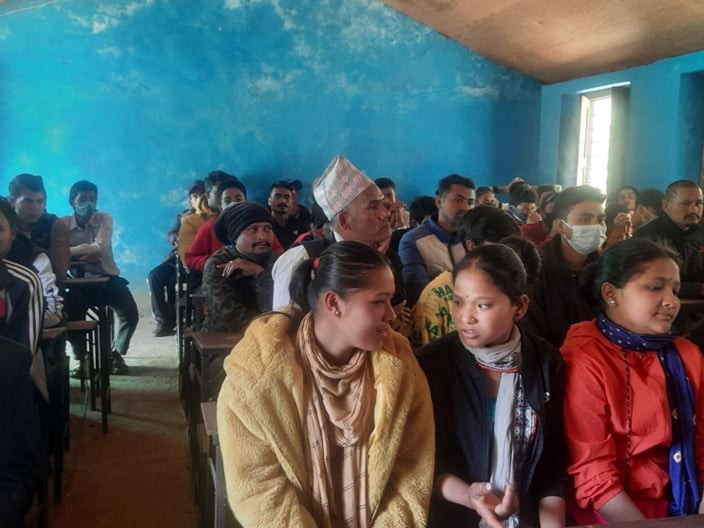 गम्भिरको अध्यक्षतामा मुसीकोट १३ मा वाइसीयलको वडा समिति 