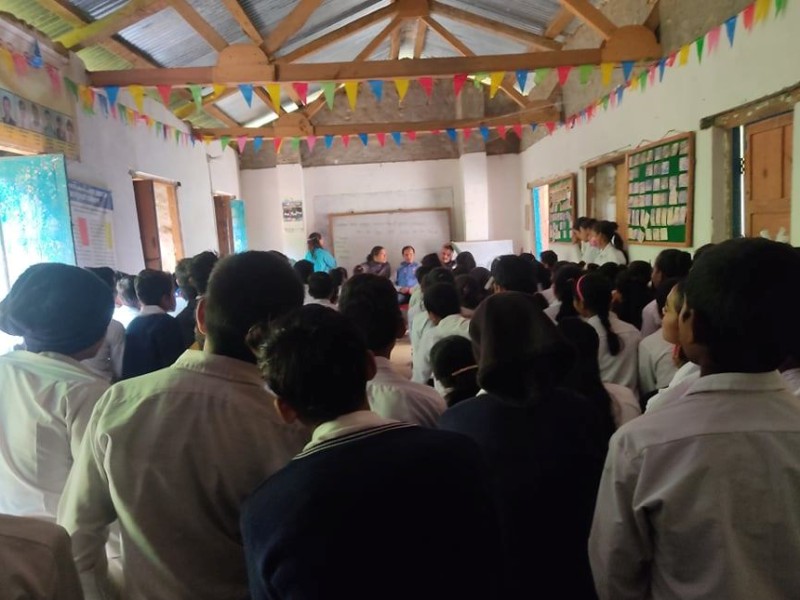 प्रभात मावि र महेन्द्र माविमा अनेरास्ववियू क्रान्तिकारीको मावि इकाई समिति 